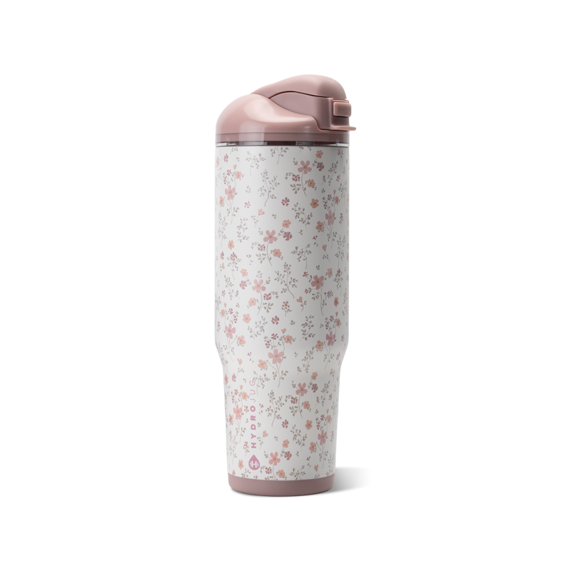 Ease2o 32oz | Compact Water Bottle with Straw &amp; Chug Spout – Magnolia