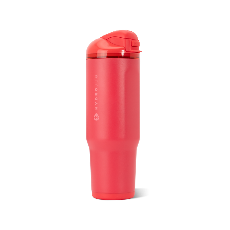 Ease2o 32oz | Compact Water Bottle with Straw &amp; Chug Spout – Fruit Punch